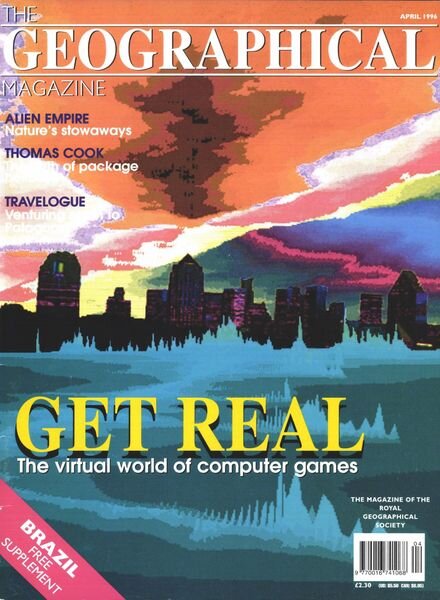 Geographical – April 1996 Cover