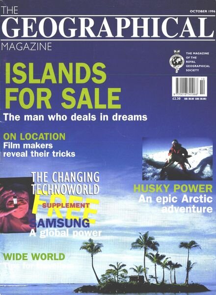Geographical – October 1996 Cover