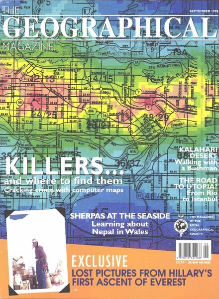 Geographical – September 1996 Cover