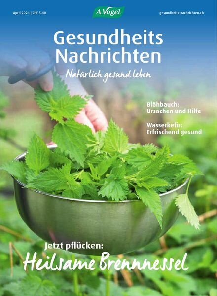 Gesundheits Nachrichten – April 2021 Cover