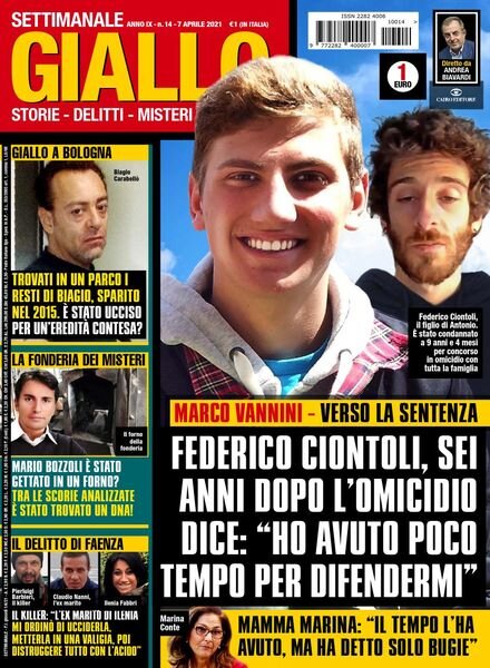 Giallo – 7 Aprile 2021 Cover