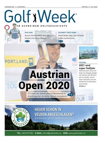 Golf Week – Juli 2020 Cover