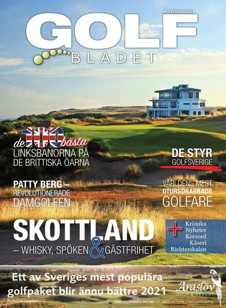Golfbladet – 24 februari 2021 Cover