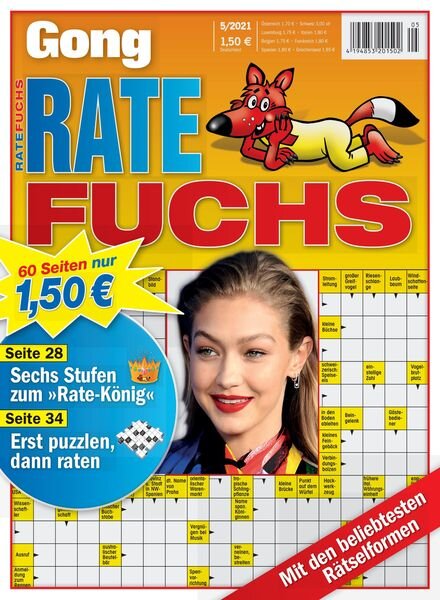 Gong Ratefuchs – Mai 2021 Cover