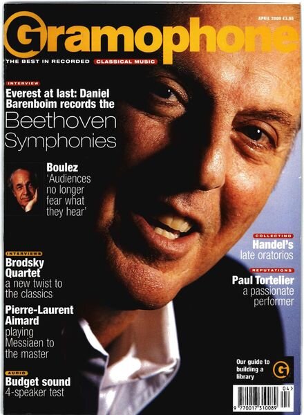 Gramophone – April 2000 Cover