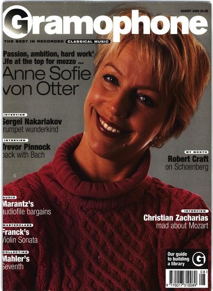 Gramophone – August 2000 Cover