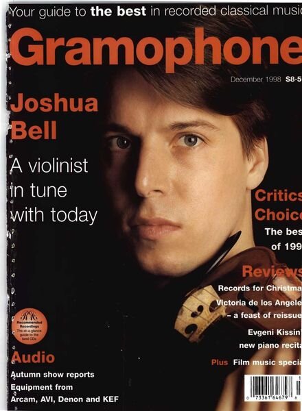 Gramophone – December 1998 Cover