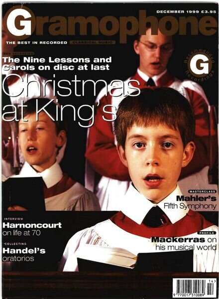 Gramophone – December 1999 Cover