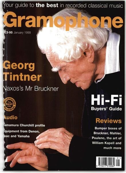 Gramophone – January 1999 Cover