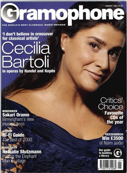 Gramophone – January 2001 Cover