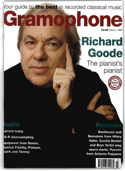 Gramophone – March 1999 Cover