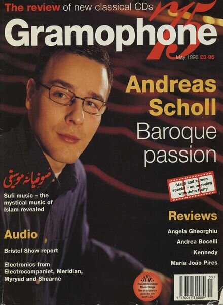 Gramophone – May 1998 Cover