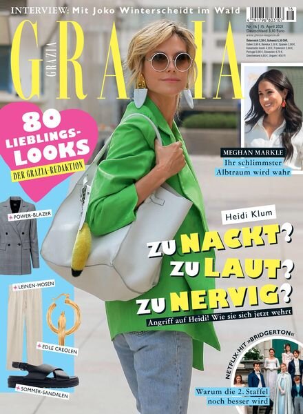 GRAZIA – 15 April 2021 Cover