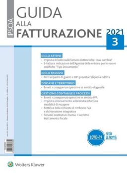 Guida alla Fatturazione – Marzo 2021