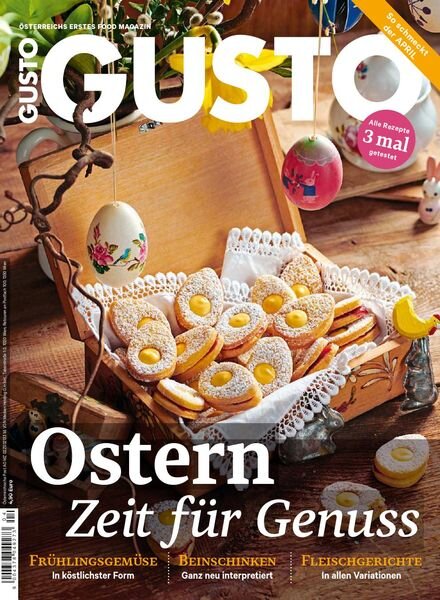 Gusto – April 2021 Cover