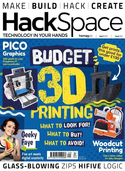 HackSpace – April 2021 Cover