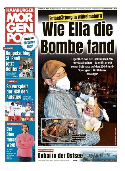Hamburger Morgenpost – April 2021 Cover