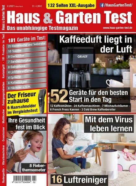 Haus & Garten Test – Februar 2021 Cover
