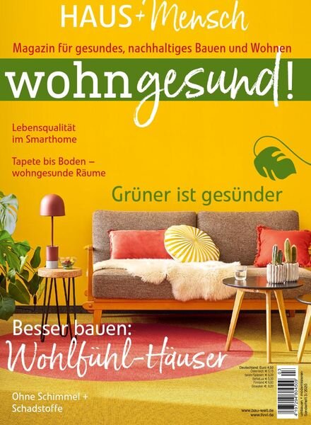 Haus und Mensch – Oktober 2020 Cover