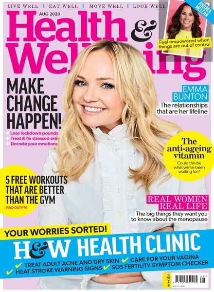 Health & Wellbeing – August 2020 Cover