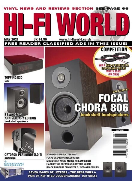 Hi-Fi World – May 2021 Cover