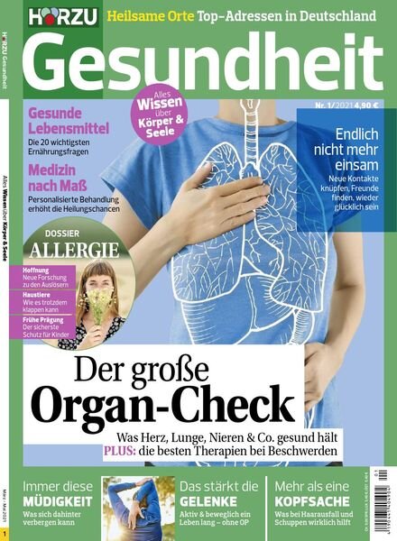 HOrzu Gesundheit – Marz 2021 Cover