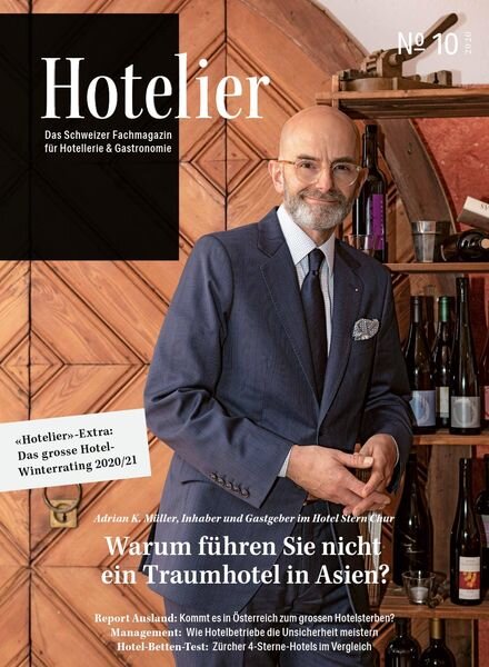 Hotelier – Dezember 2020 Cover