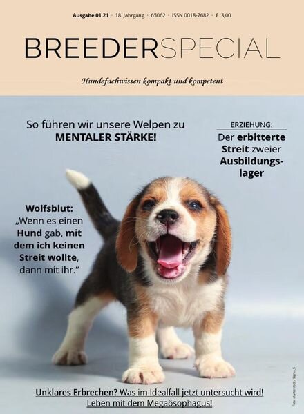 HundeWelt Breeder Special – Nr.1 2021 Cover