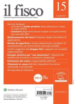 il fisco – 12 Aprile 2021