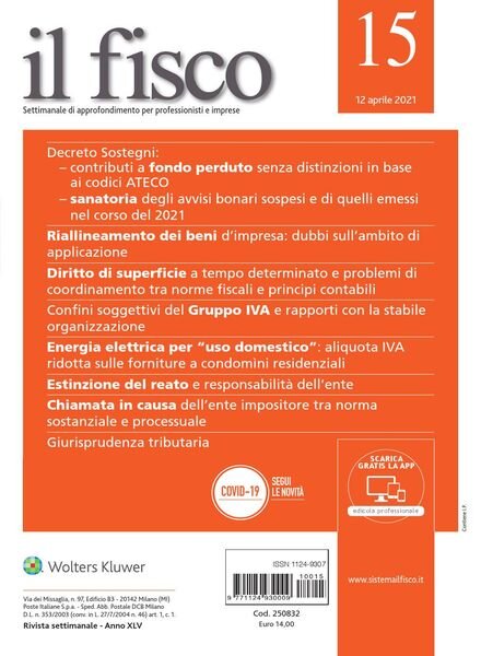 il fisco – 12 Aprile 2021 Cover