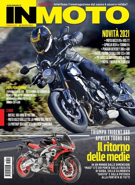In Moto – Febbraio 2021 Cover
