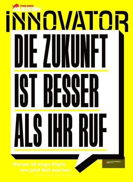 INNOVATOR by The Red Bulletin – Marz 2021 Cover