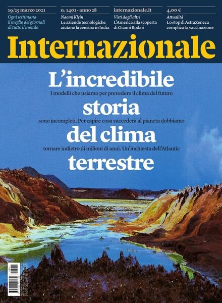 Internazionale – 19 Marzo 2021 Cover