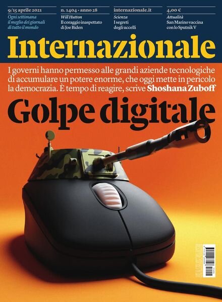 Internazionale – 9 Aprile 2021 Cover