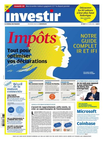Investir – 17 Avril 2021 Cover