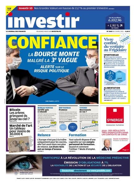 Investir – 3 Avril 2021 Cover