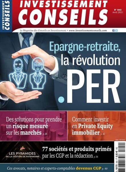 Investissement Conseils – Avril 2021 Cover
