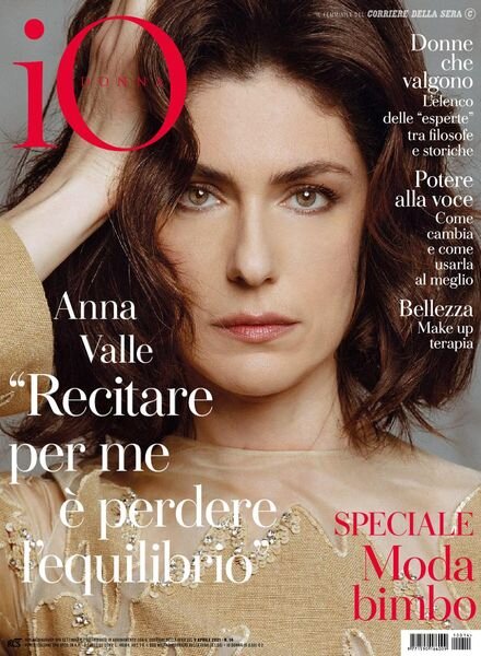 Io Donna del Corriere della Sera – 03 aprile 2021 Cover