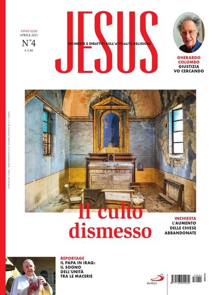 Jesus – Aprile 2021 Cover
