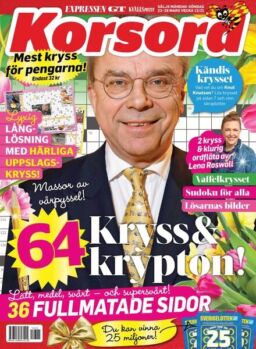 Korsord – 22 mars 2021