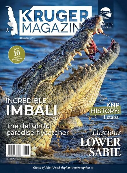 Kruger Magazine – April 2021 Cover