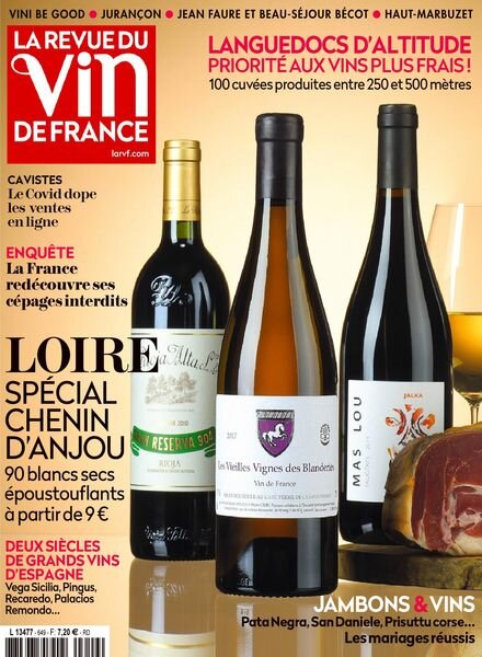 La Revue du Vin de France – avril 2021 Cover