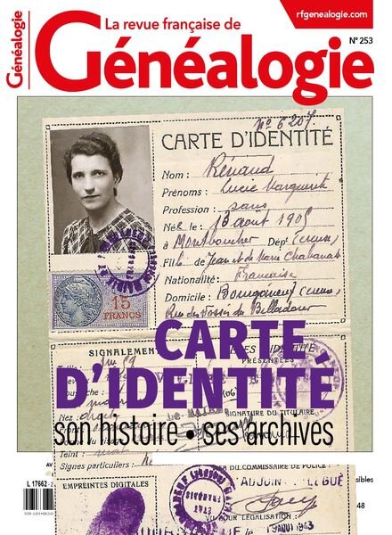 La Revue francaise de Genealogie – Avril-Mai 2021 Cover