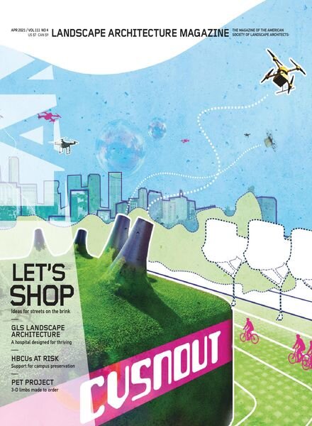 Landscape Architecture Magazine USA – April 2021 Cover