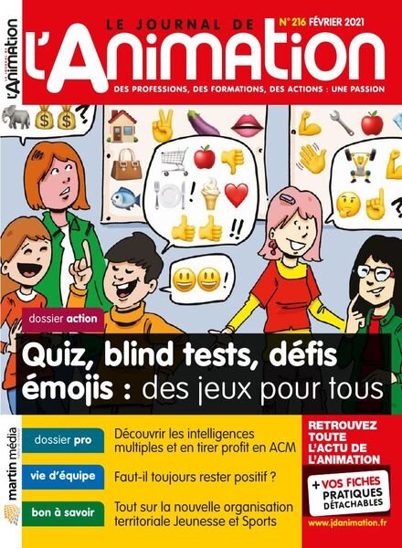 Le Journal de l’Animation – Fevrier 2021 Cover