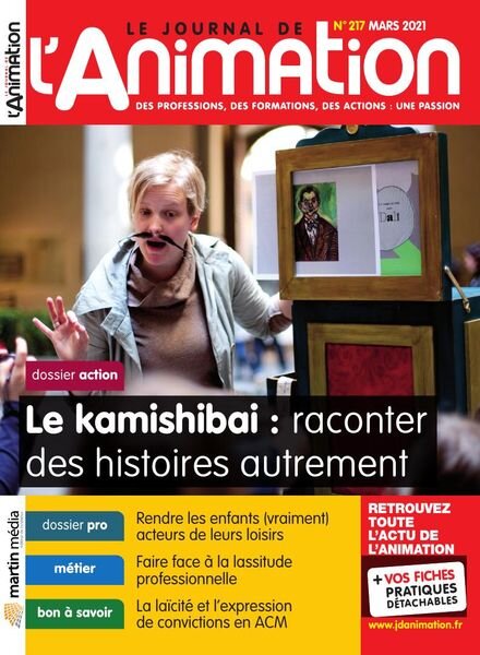 Le Journal de l’Animation – Mars 2021 Cover