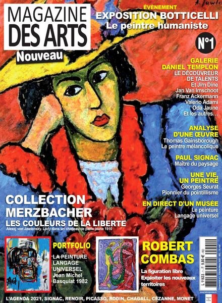 Le Magazine des Arts – Fevrier-Mars 2021 Cover
