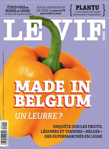 Le Vif L’Express – 25 Mars 2021 Cover