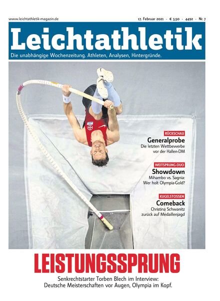 Leichtathletik – 16 Februar 2021 Cover