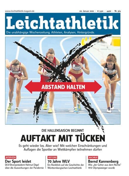 Leichtathletik – 19 Januar 2021 Cover
